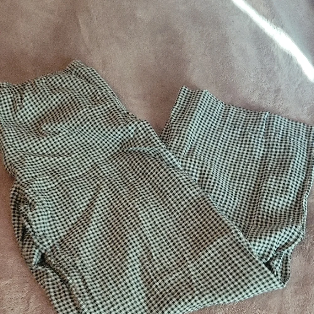 a new day Black and White Plaid Trousers - Picture 4 of 4